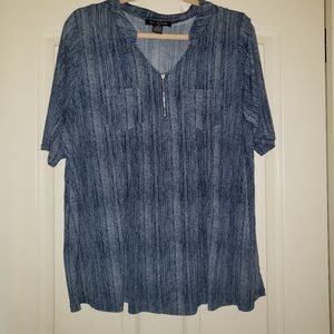Elie McCarthy tunic blouse 2x